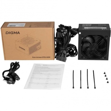 Блок питания Digma ATX 600W DPSU-600W - фото 8