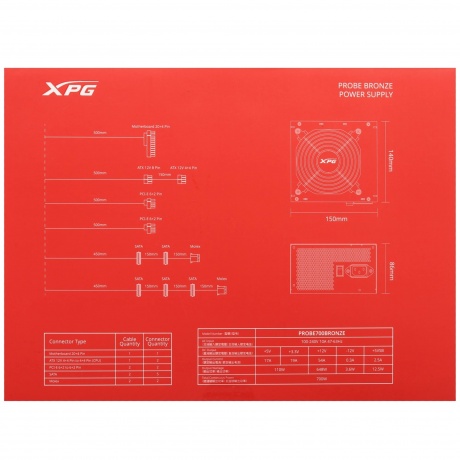 Блок питания XPG PROBE700B-BKCEU - фото 7