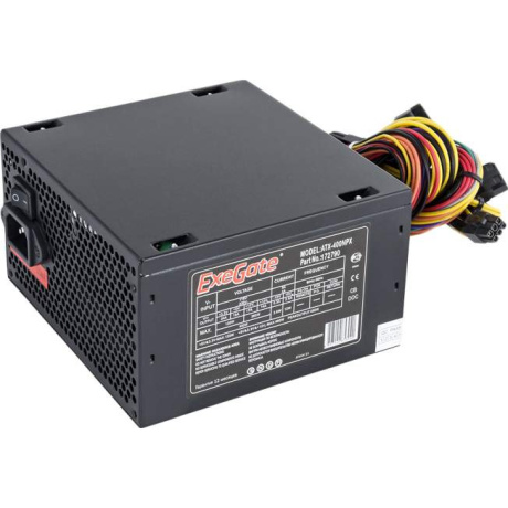Блок питания ATX 400W 400NPX BLACK EX224732RUS EXEGATE - фото 8