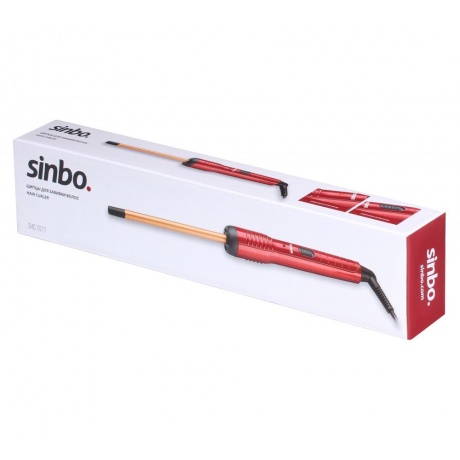 Щипцы Sinbo SHD 7077 30Вт макс.темп.:200С покрытие:керамическое красный/золотистый - фото 7