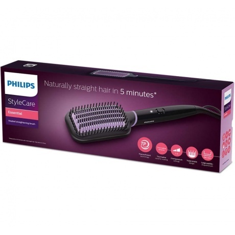 Расческа-выпрямитель Philips BHH880/00 StyleCare Essential - фото 10