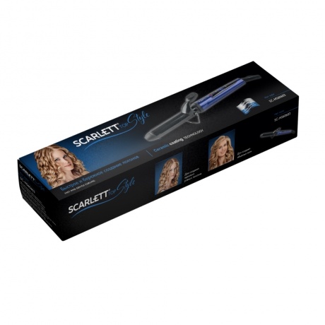 Щипцы Scarlett SC-HS60603 синий/черный - фото 3