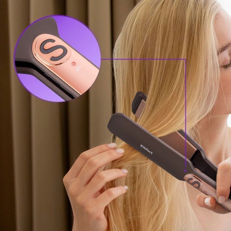 Выпрямитель для волос КТ-3298 - фото 9