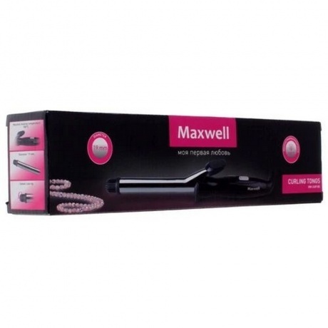 Щипцы Maxwell MW-2409 25Вт черный макс.темп.:180С - фото 8