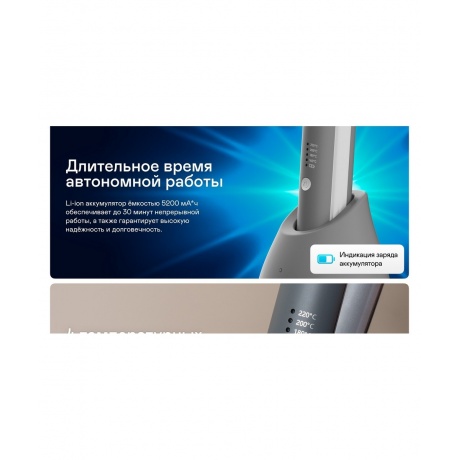 Выпрямитель для волос беспроводной GARLYN Freedom Glide - фото 5