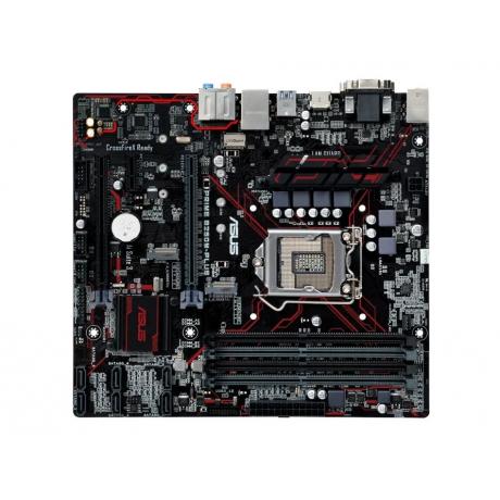 Материнская плата Asus PRIME B250M-PLUS Soc-1151 Intel B250 4xDDR4 mATX AC97 8ch(7.1) GbLAN+VGA+DVI - фото 1