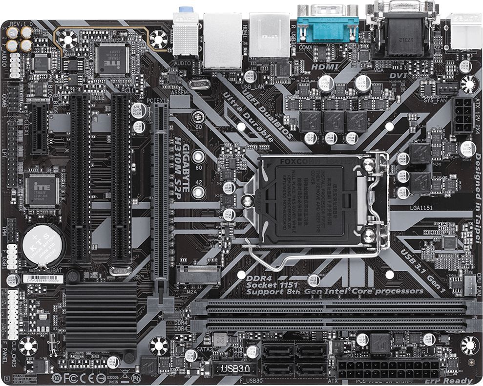 

Материнская плата Gigabyte H310M S2P