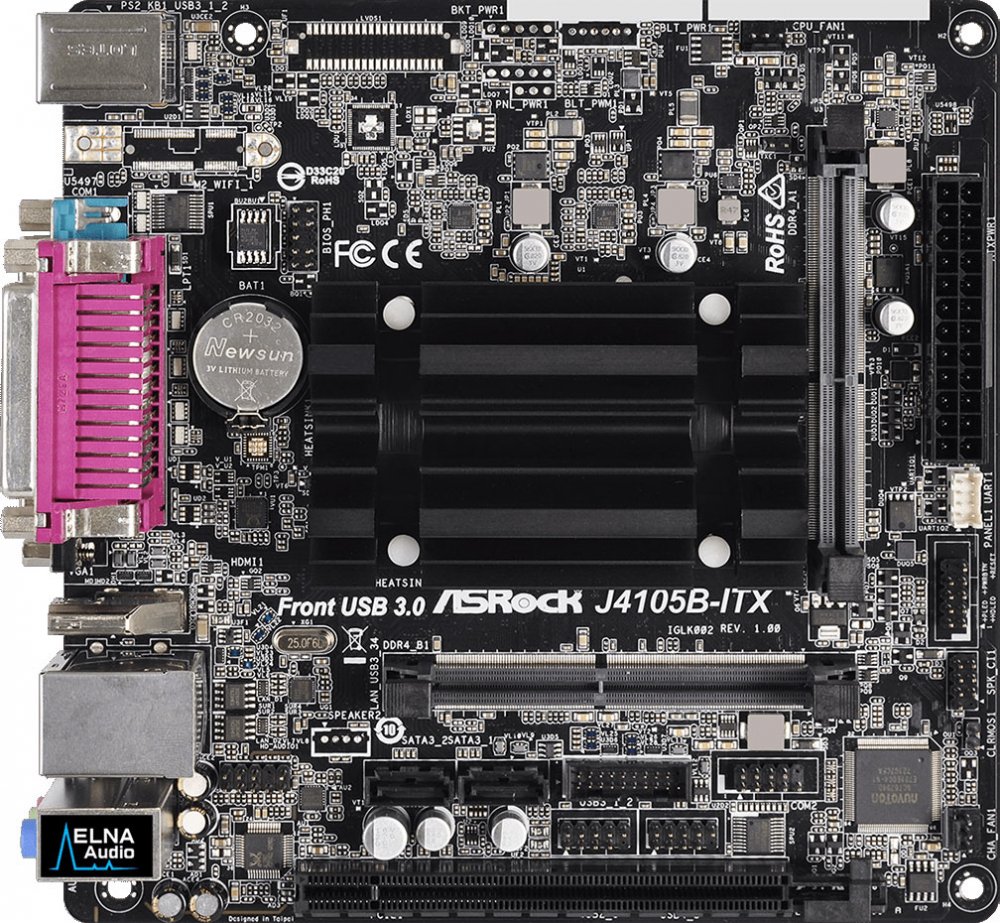 

Материнская плата Asrock J4105B-ITX