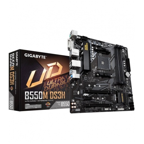 Материнская плата Gigabyte B550M DS3H Socket AM4 - фото 5