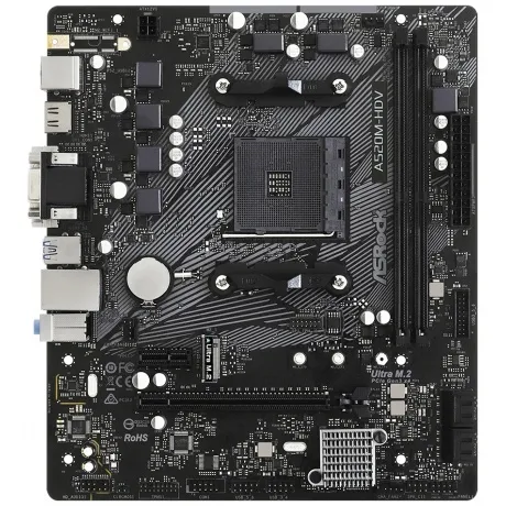 Материнская плата Asrock A520M-HDV Socket AM4