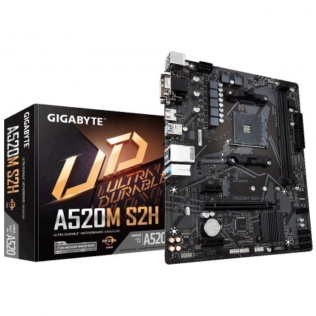 Материнская плата Gigabyte A520M S2H Socket AM4 - фото 1