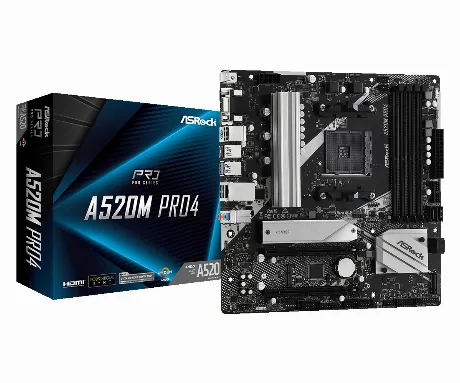 Материнская плата Asrock A520M PRO4 Socket AM4