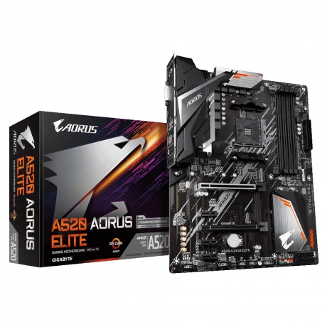 Материнская плата Gigabyte A520 AORUS ELITE - фото 1