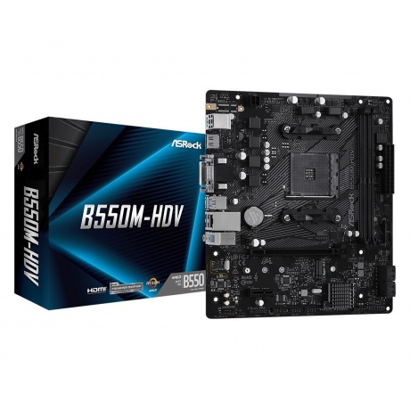 Материнская плата Asrock B550M-HDV Socket AM4 - фото 9