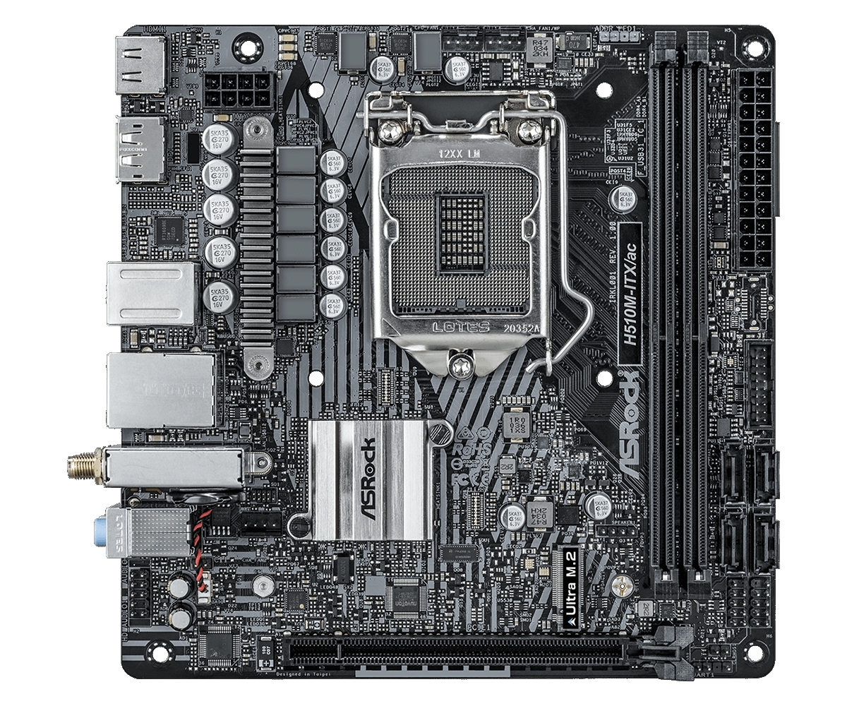 

Материнская плата Asrock H510M-ITX/AC Socket LGA1200