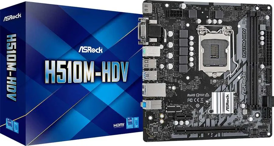Материнская плата Asrock H510M-HDV Socket LGA1200 - фото 5