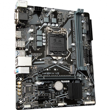 Материнская плата Gigabyte H410M H V2 - фото 9