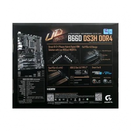 Материнская плата Gigabyte B660 S1700 ATX B660 DS3H DDR4 - фото 7