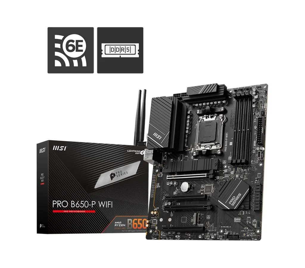 Материнская плата MSI AMD B650 SAM5 ATX PRO B650-P WIFI - фото 1