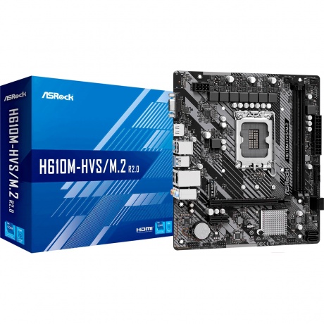 Материнская плата Asrock H610M-HVS/M.2 R2.0 Soc-1700 - фото 3