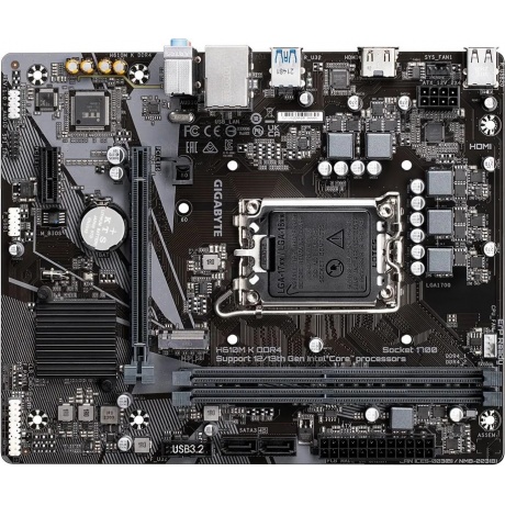 

Материнская плата Gigabyte H610M K DDR4 Soc-1700