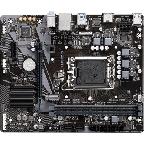 Материнская плата Gigabyte H610M K DDR4 Soc-1700