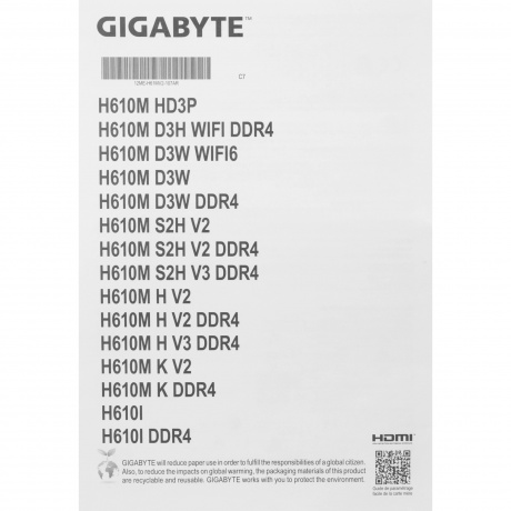 Материнская плата Gigabyte H610M K DDR4 Soc-1700 - фото 16