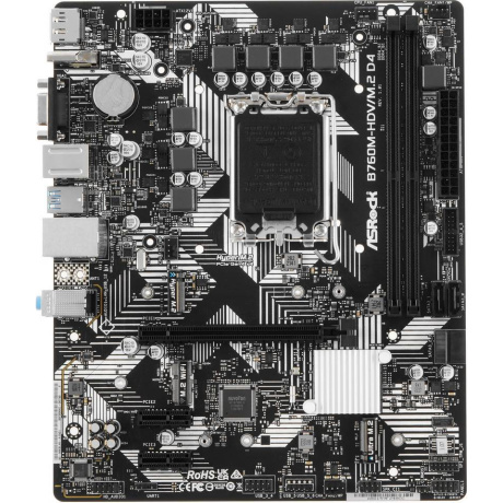 Материнская плата Asrock B760M-HDV/M.2 D4 (90-MXBL40-A0UAYZ)