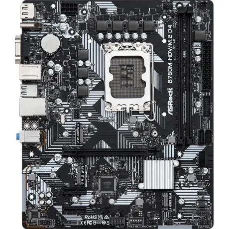Материнская плата Asrock B760M-HDV/M.2 D4 (90-MXBL40-A0UAYZ)