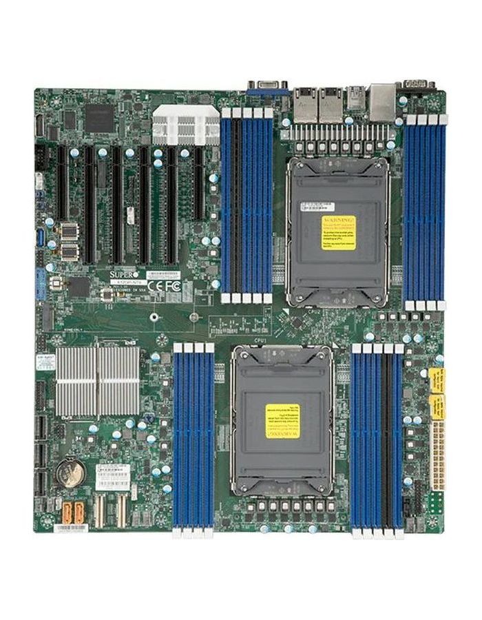 Материнская плата Supermicro MBD-X12DPI-N6-B LGA 4189 eATX (MBD-X12DPI-N6-B) материнская плата mbd x12dpi n6 b 3rd gen intel® xeon® scalable processors dual socket lga 4189 socket p supported cpu tdp supports up to 270w tdp