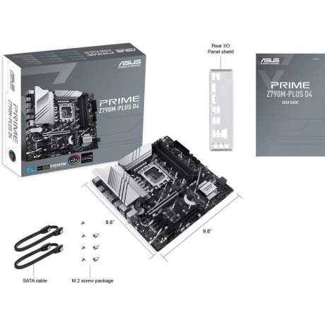 Материнская плата Asus PRIME Z790M-PLUS D4 (90MB1D20-M0EAY0) - фото 6