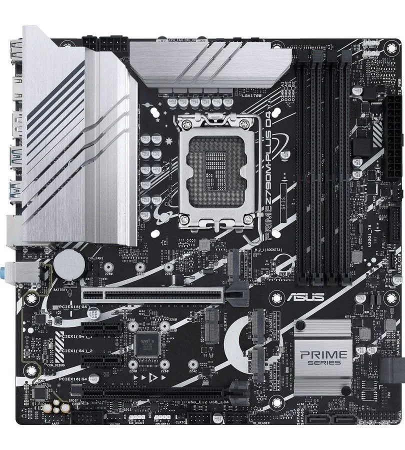 Материнская плата Asus PRIME Z790M-PLUS D4 (90MB1D20-M0EAY0) - фото 1