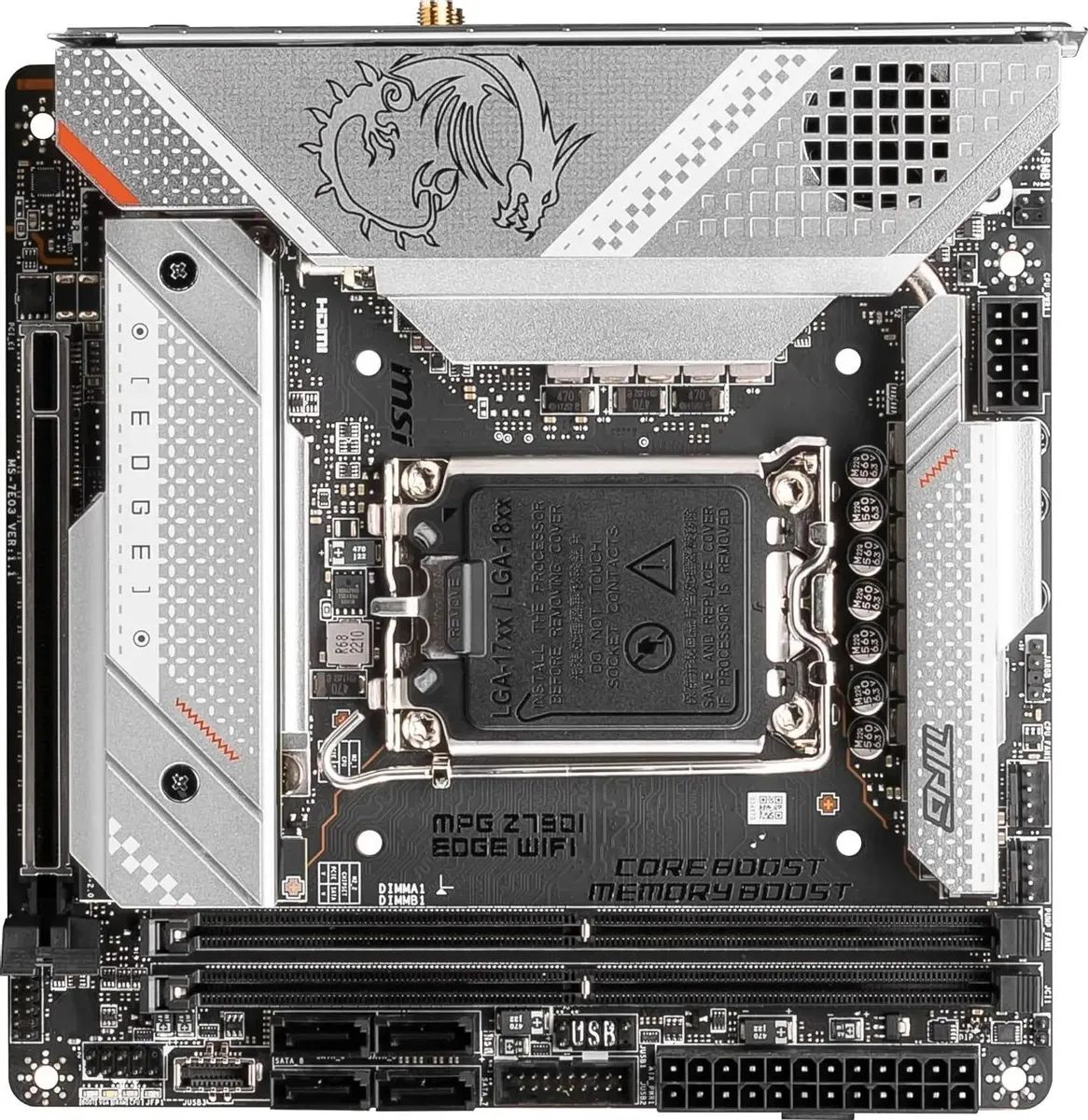 Материнская плата MSI MPG Z790I EDGE WIFI - фото 2
