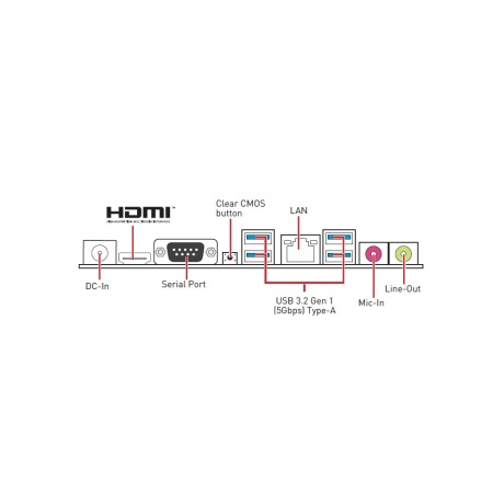 Материнская плата MSI H510TI-S09 - фото 4