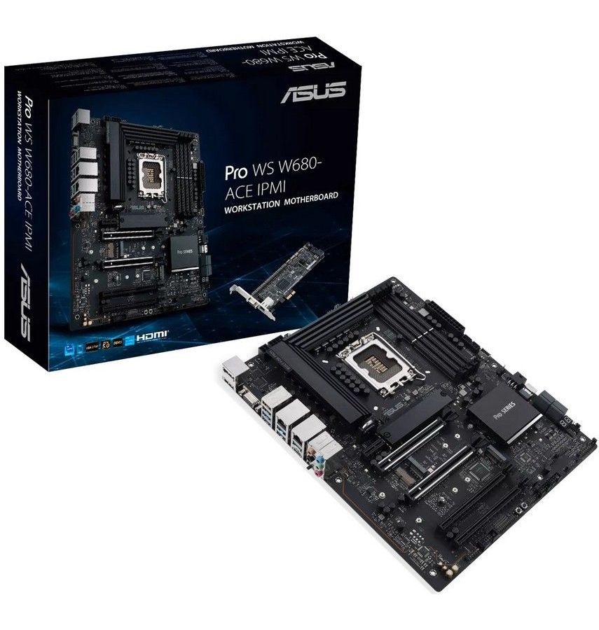 цена Материнская плата Asus PRO WS W680-ACE IPMI Intel W680 (90MB1DN0-M0EAY0)