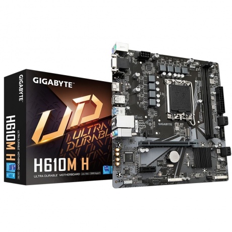 Материнская плата Gigabyte H610M H, Socket 1700, 2xDDR5-4800 - фото 5