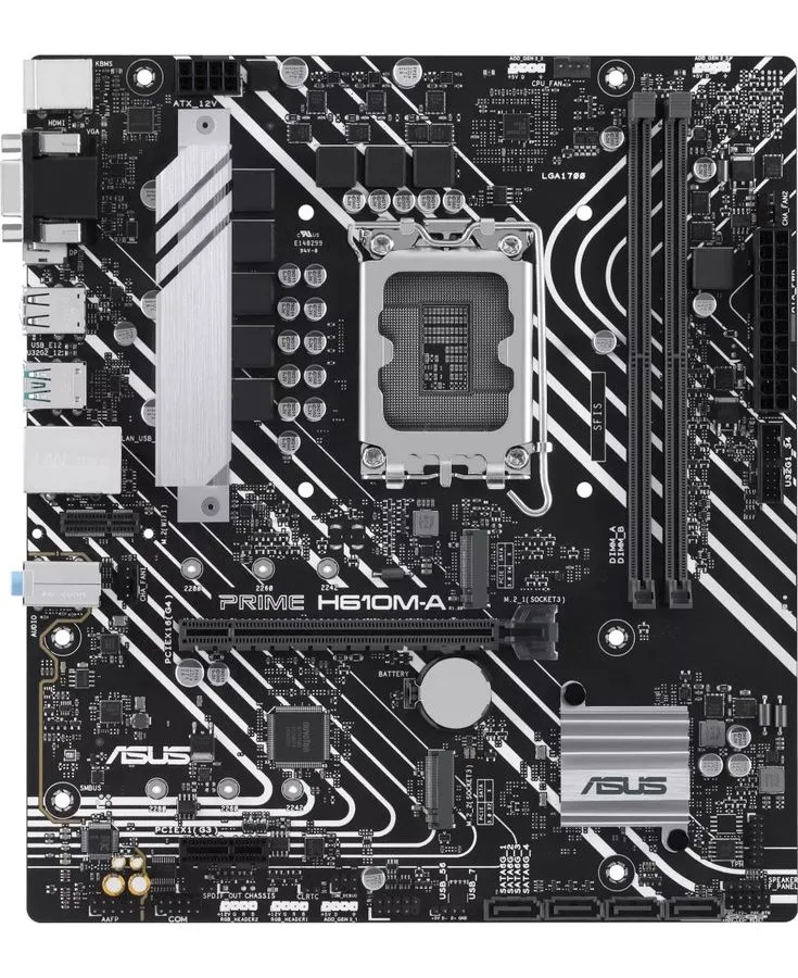 Материнская плата Asus PRIME H610M-A-CSM (90MB1G20-M0EAYC) - фото 2