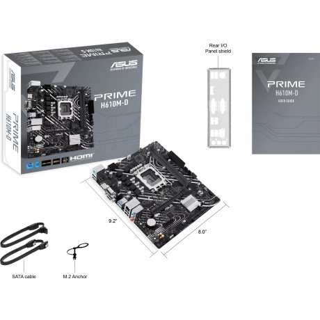 Материнская плата Asus PRIME H610M-D DDR5 (90MB1G80-M0EAY0) - фото 8