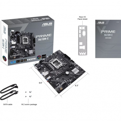 Материнская плата Asus PRIME H610M-E-CSM (90MB1G10-M0EAYC) - фото 7