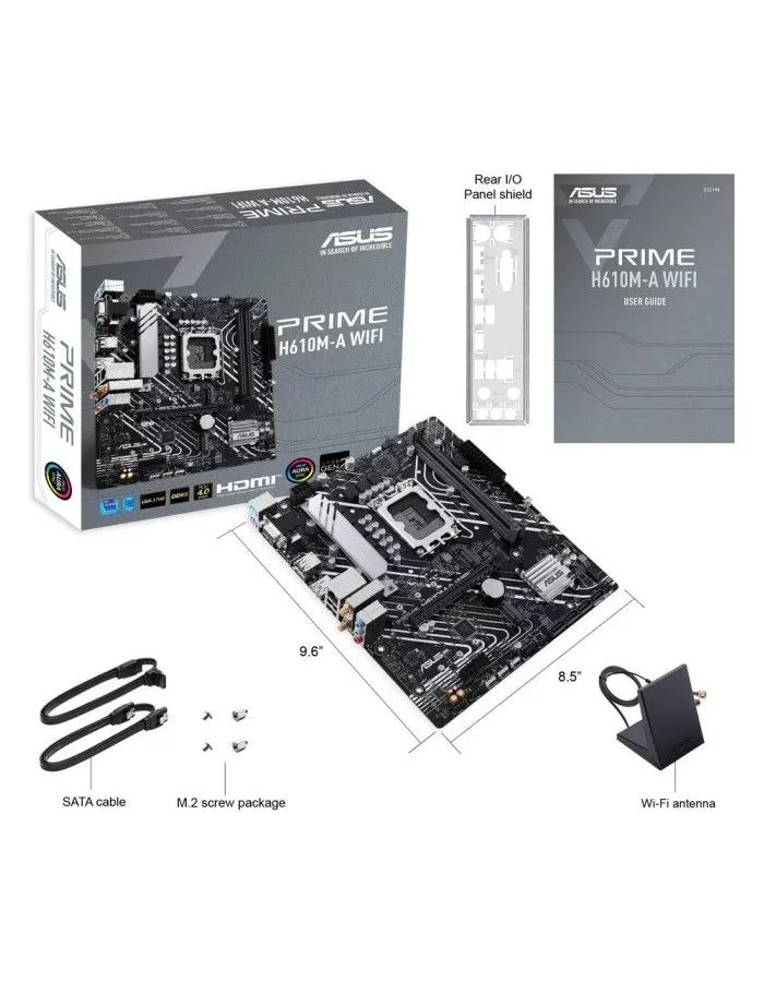 Материнская плата Asus PRIME H610M-A WIFI (90MB1G00-M0EAY0) - фото 6