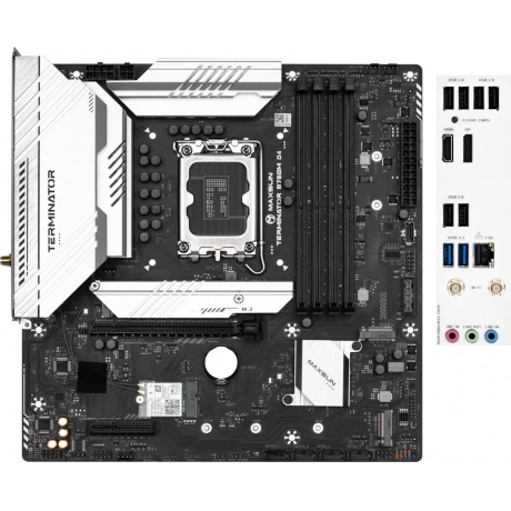 Материнская плата MAXSUN MS-Terminator B760M D4 WIFI6E 1700 4xDD...