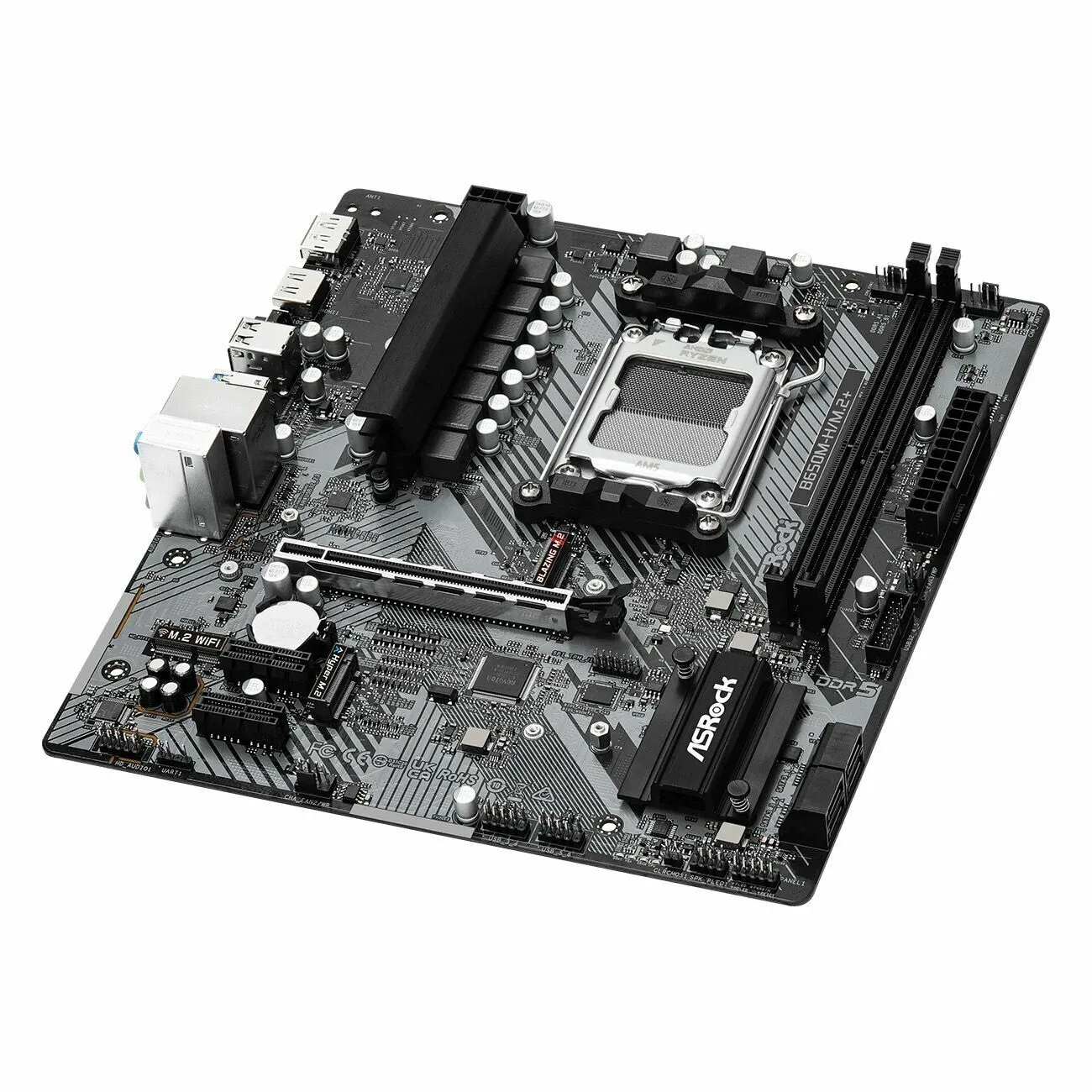 Материнская плата Asrock B650M-H/M.2+, Socket AM5, 2xDDR5-5200 - фото 5