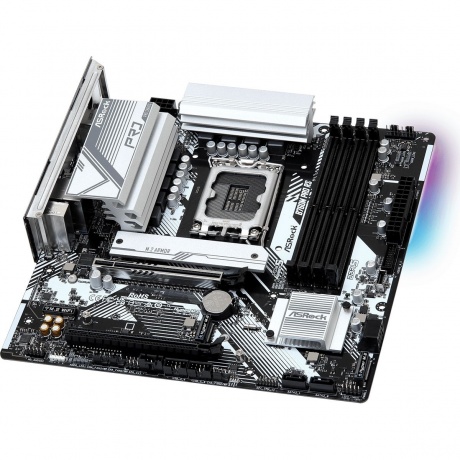 Материнская плата Asrock B760M PRO RS, Socket 1700, 4xDDR5-4800 - фото 2