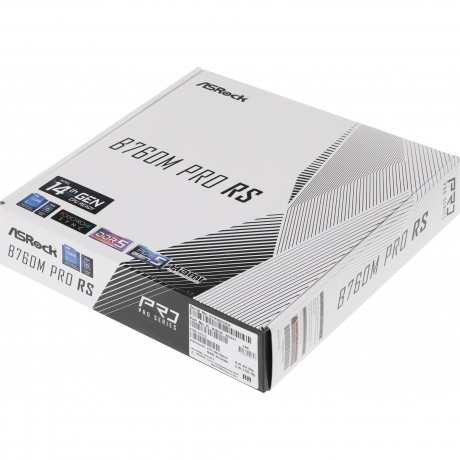 Материнская плата Asrock B760M PRO RS, Socket 1700, 4xDDR5-4800 - фото 13