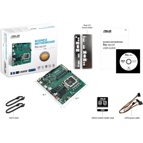 Материнская плата Asus PRO H610T-CSM (90MB1G60-M0EAYC) - фото 5