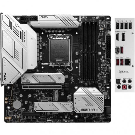 Материнская плата MSI MAG B760M MORTAR II mATX LGA1700 4DDR5 - фото 4