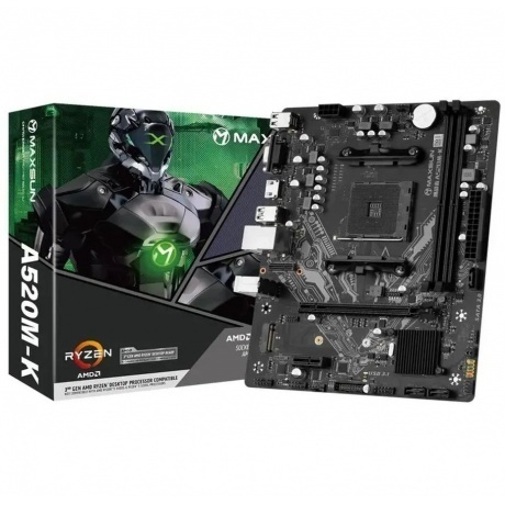 Материнская плата MAXSUN MS-Challenger A520M-K 2xDDR4 (6940709693797) - фото 5