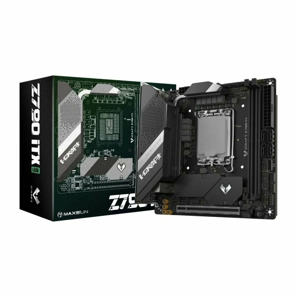 Материнская плата MAXSUN MS-iCraft Z790ITX WIFI 1700 2xDDR5 (6940709698938) - фото 1