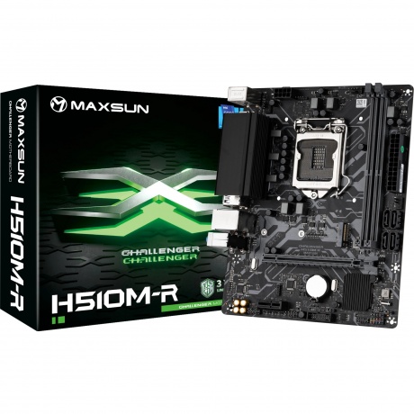 Материнская плата MAXSUN MS-Challenger H510M-R 1200 2xDDR4 (6940709698303) - фото 7