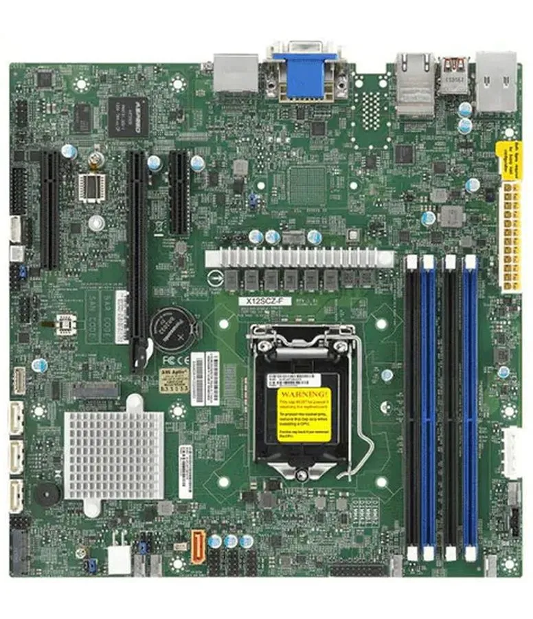 Материнская плата Supermicro X12SCZ-F-B (MBD-X12SCZ-F-B) - фото 1